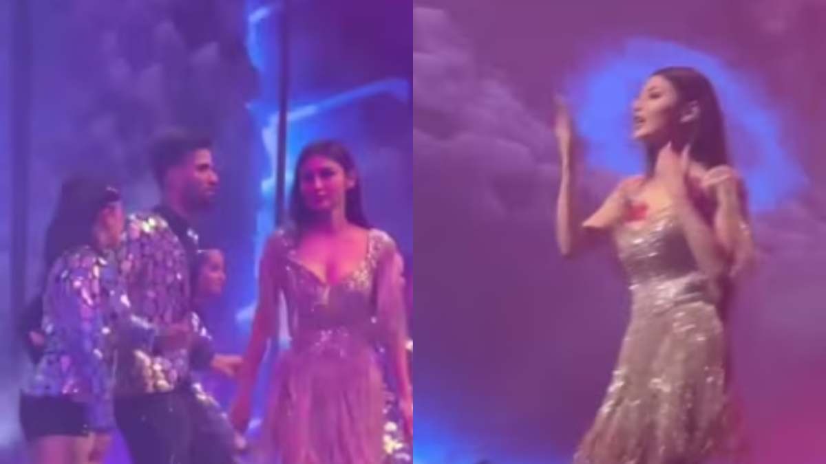 Mouni Roy middle finger video