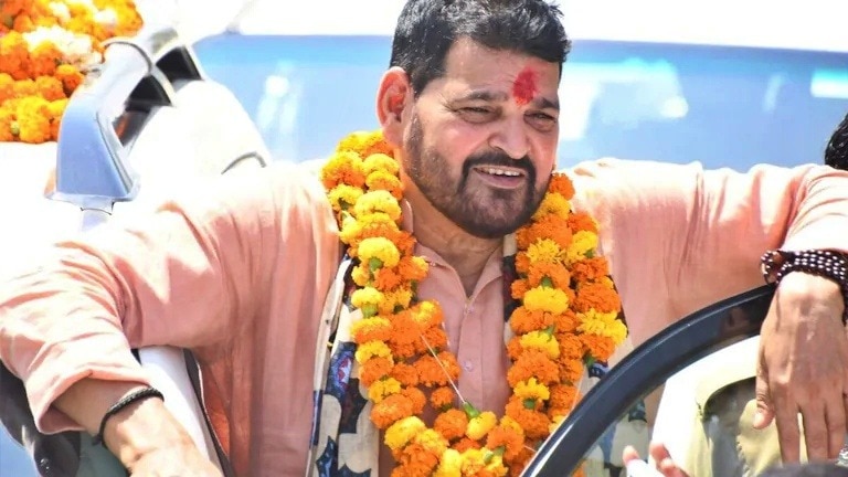 पूर्व सांसद बृजभूषण शरण सिंह (Photo- ITG)