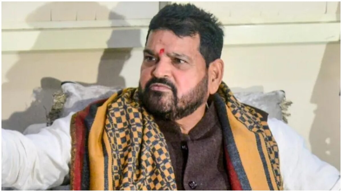 बृजभूषण शरण सिंह एक प्रोग्राम में शामिल होने के लिए अयोध्या पहुंचे थे.