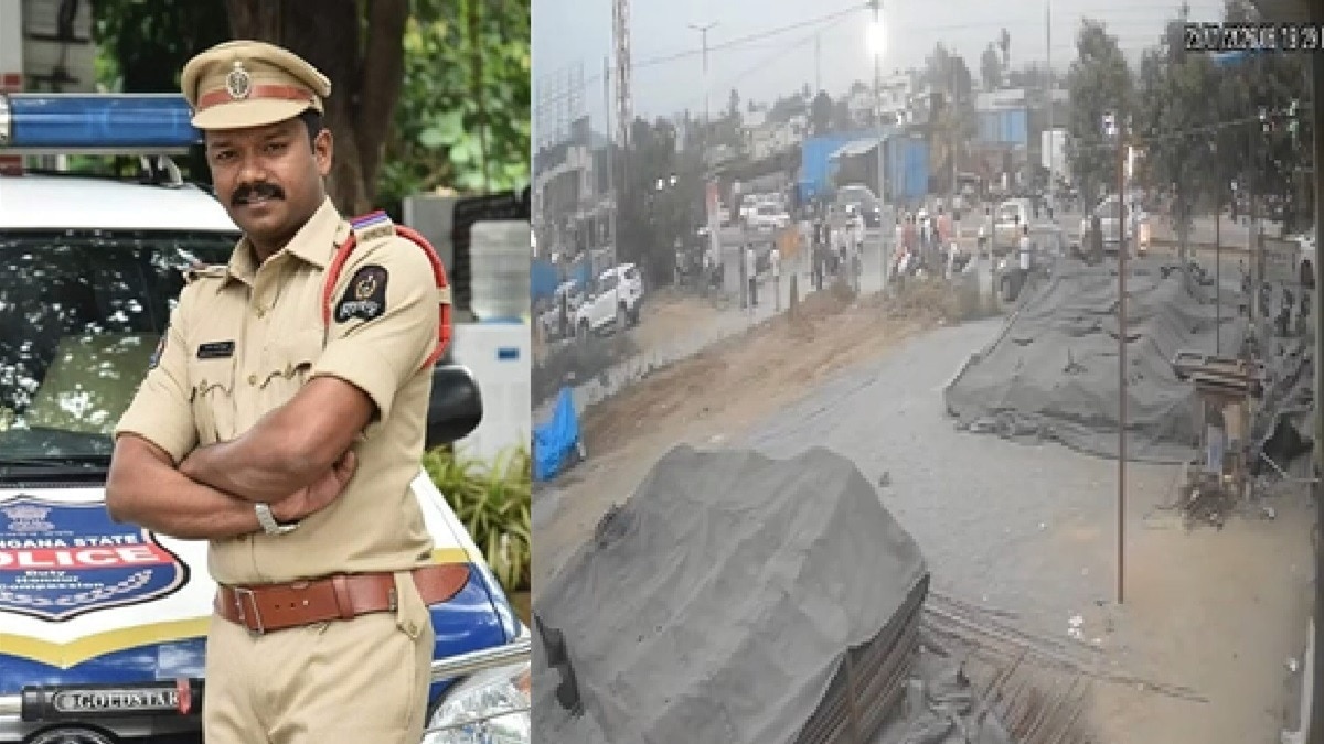 SI Dragged on Bonnet at Telangana 