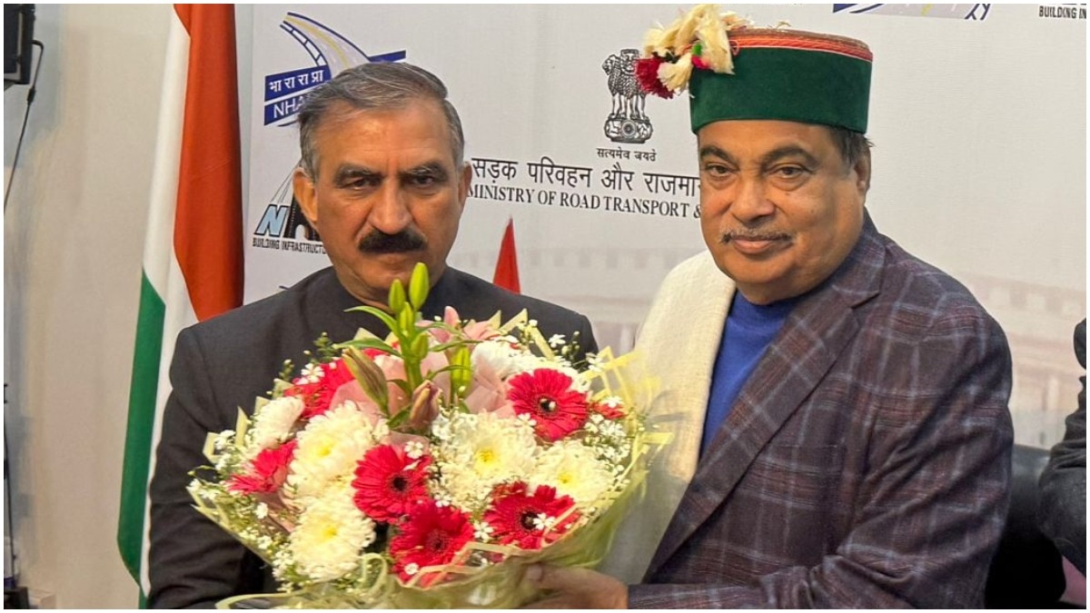 Himachal Chief Minister Sukhu met Union Minister Nitin Gadkari and demanded funds for the state's road infrastructure