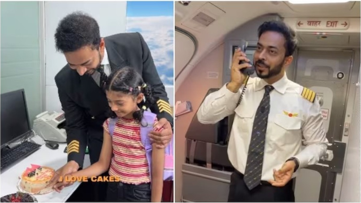 Air India Express pilot retires – daughter shares emotional video of his last flight