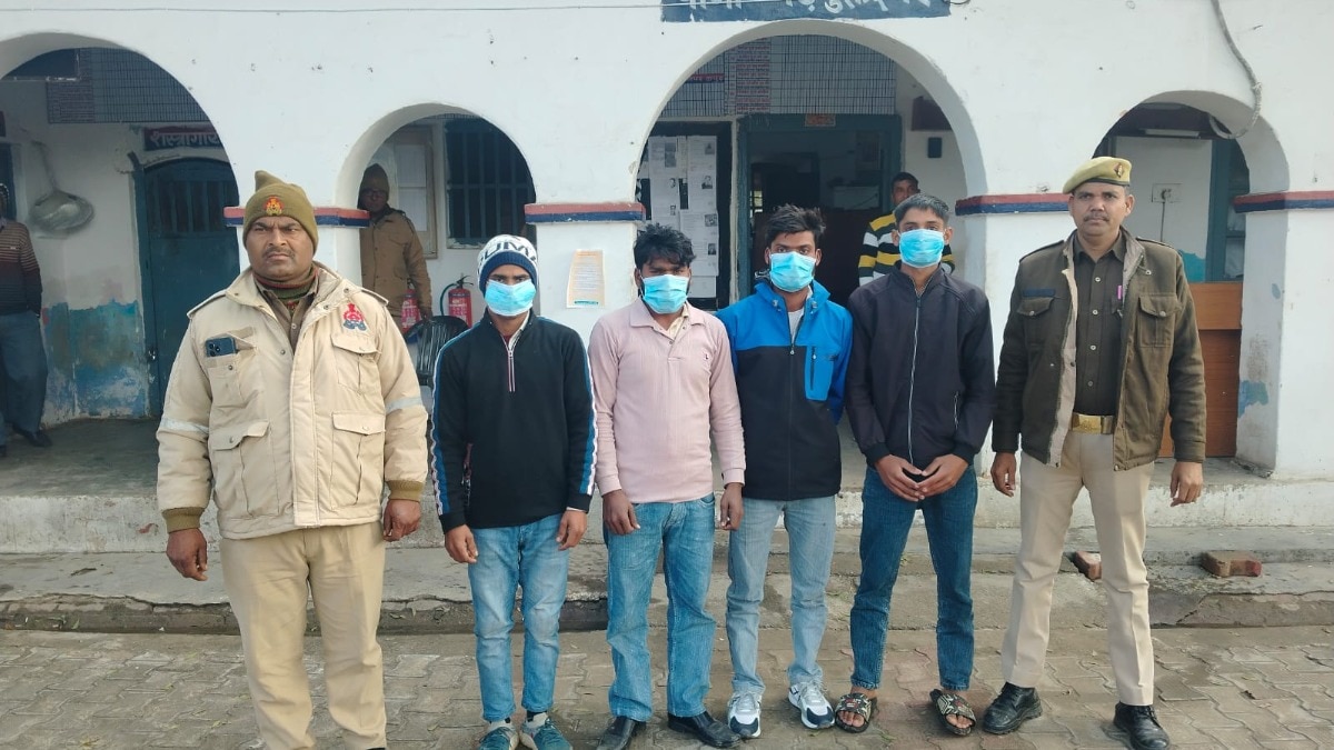 The mother and son were made to join hands and paraded through the entire village