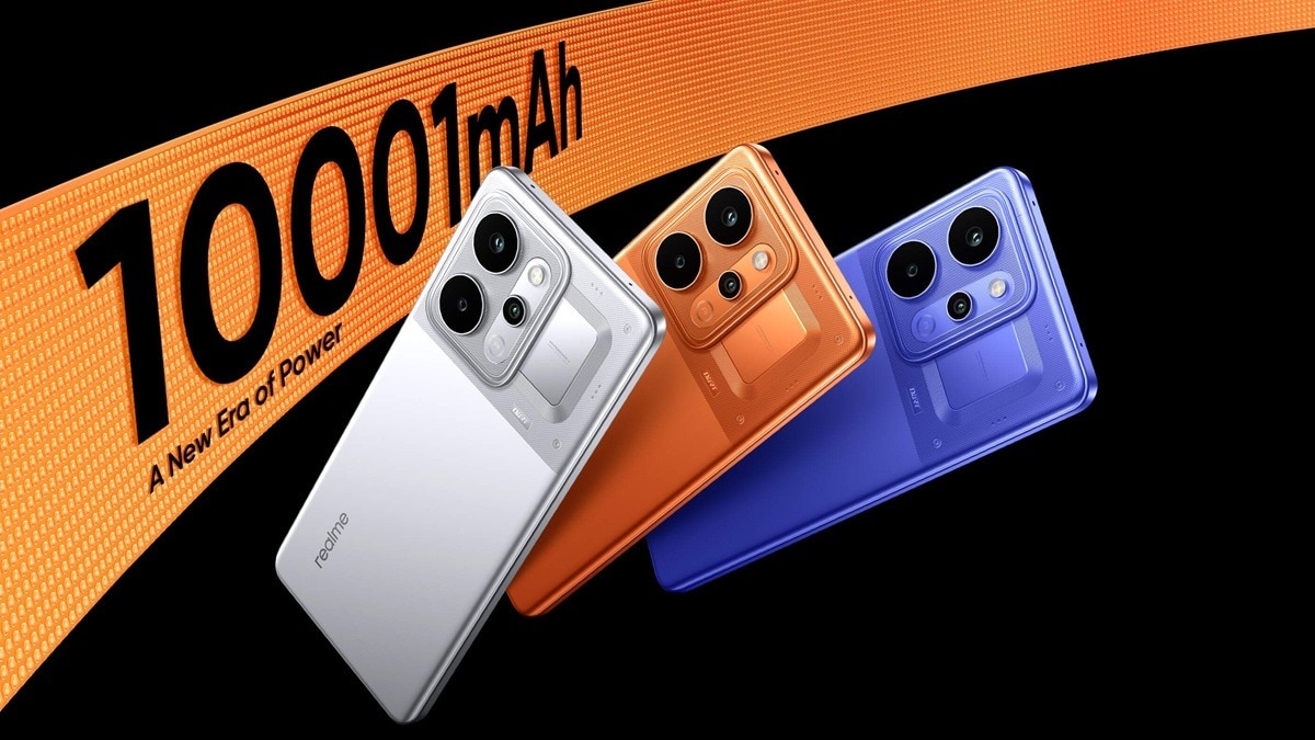 Realme P4 Power 5G में 10001mAh की बैटरी मिलती है. (Photo: Realme) 