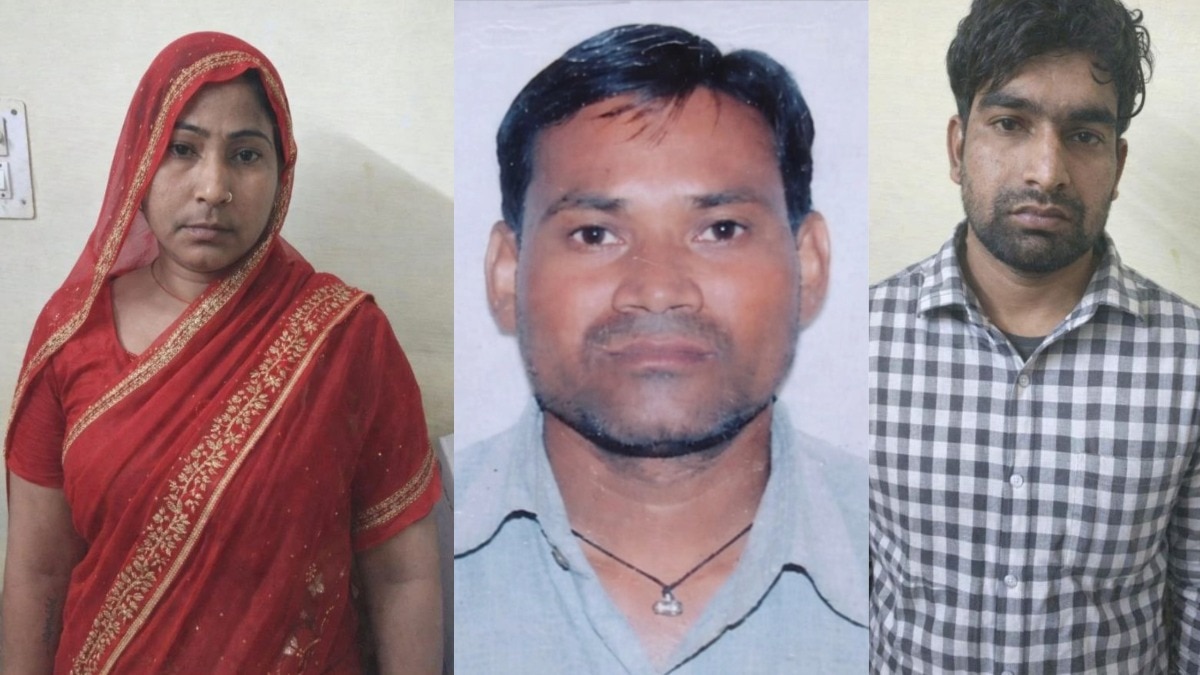 पति की हत्या के आरोप में महिला और उसका प्रेमी अरेस्ट (Photo: Umesh Mishra/ITG) 