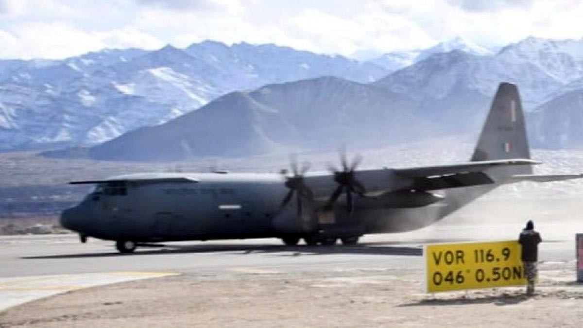 Leh Air Base Parallel Runway