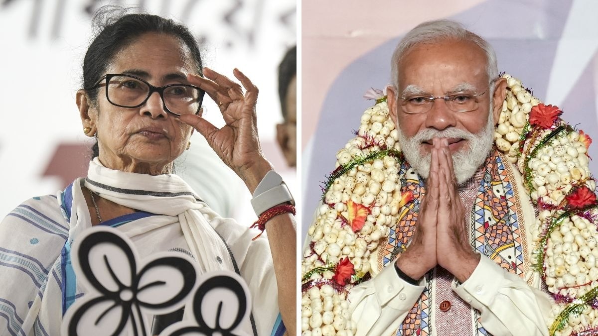 west bengal cm mamata banerjee and pm narendra modi