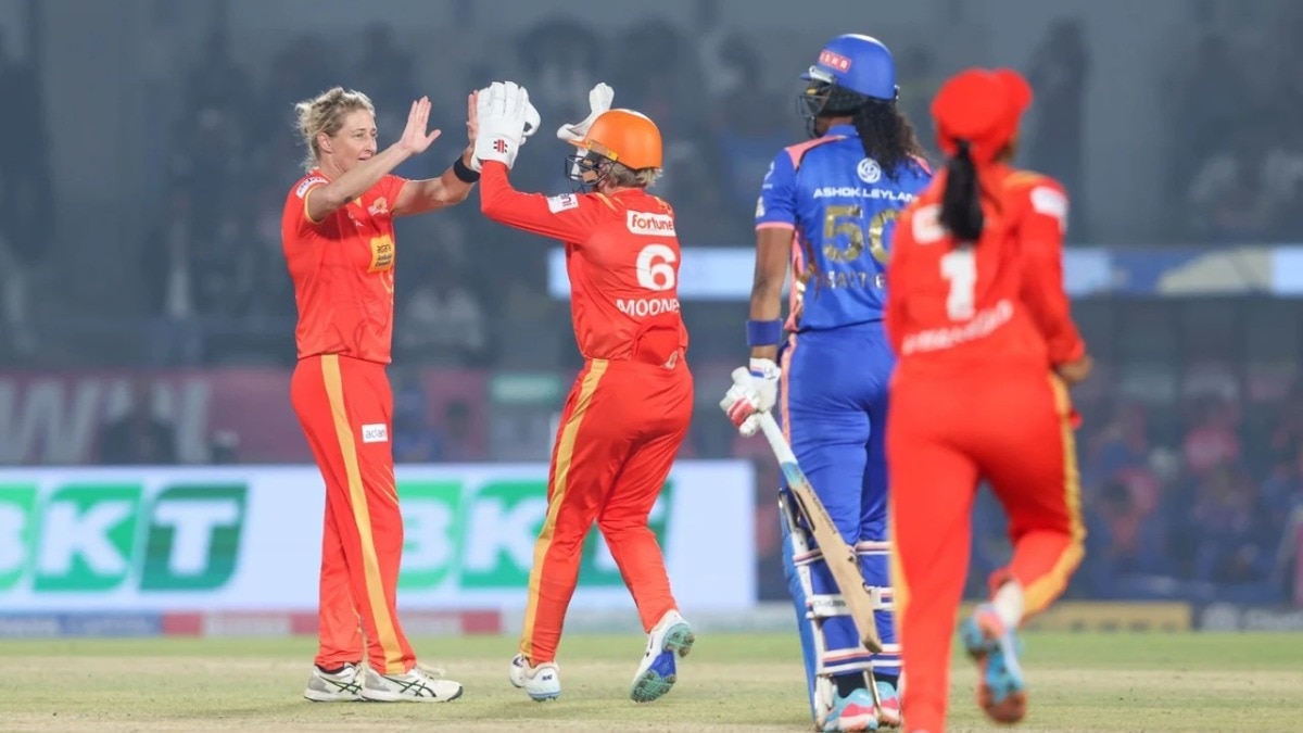 WPL में गुजरात ने मुंबई को पहली बार हराया (Photo: BCCI)