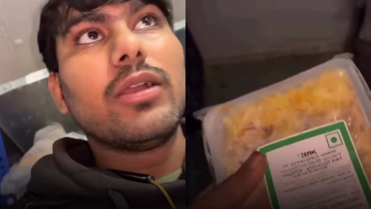 वायरल वीडियो में 10 मिनट फूड डिलीवरी का सच आया सामने.  (Photo:  insta/@ ghanta)