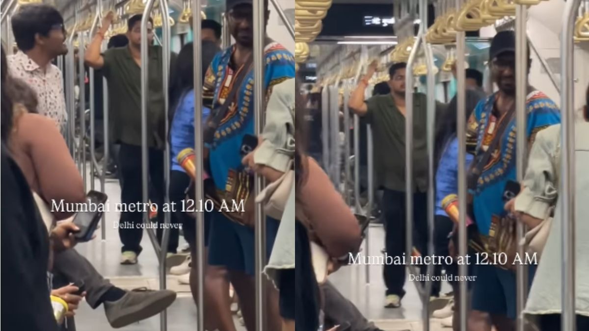 सोशल मीडिया पर पोस्ट एक वीडियो में मुंबई मेट्रो की झलक देखने को मिली है.  (Photo:  insta/@journalformytravel)