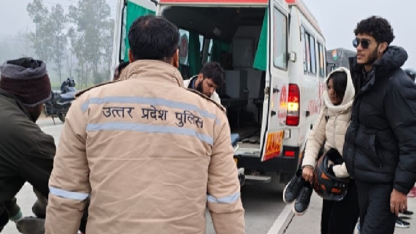 सड़क हादसे में तंजानिया के छात्र की मौत.  (Photo: Rahul Kumar/ITG)