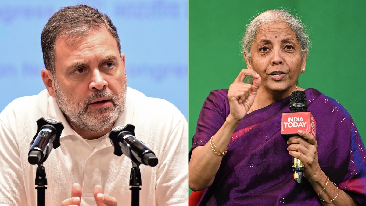 केंद्रीय बजट पर राहुल गांधी के आरोपों पर वित्त मंत्री सीतारमण की प्रतिक्रिया सामने आई (Photo: ITG)