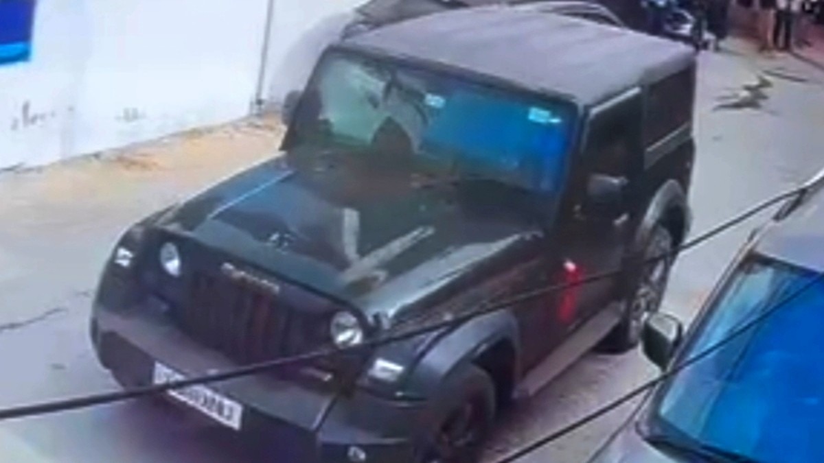 जयपुर पुलिस ने फुटेज के आधार पर गाड़ी पकड़ी.(Photo:ITG)