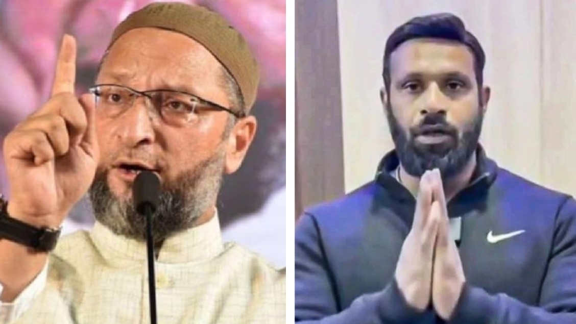असदुद्दीन ओवैसी ने दीपक कुमार की तारीफ की है. (Photo: ITG)