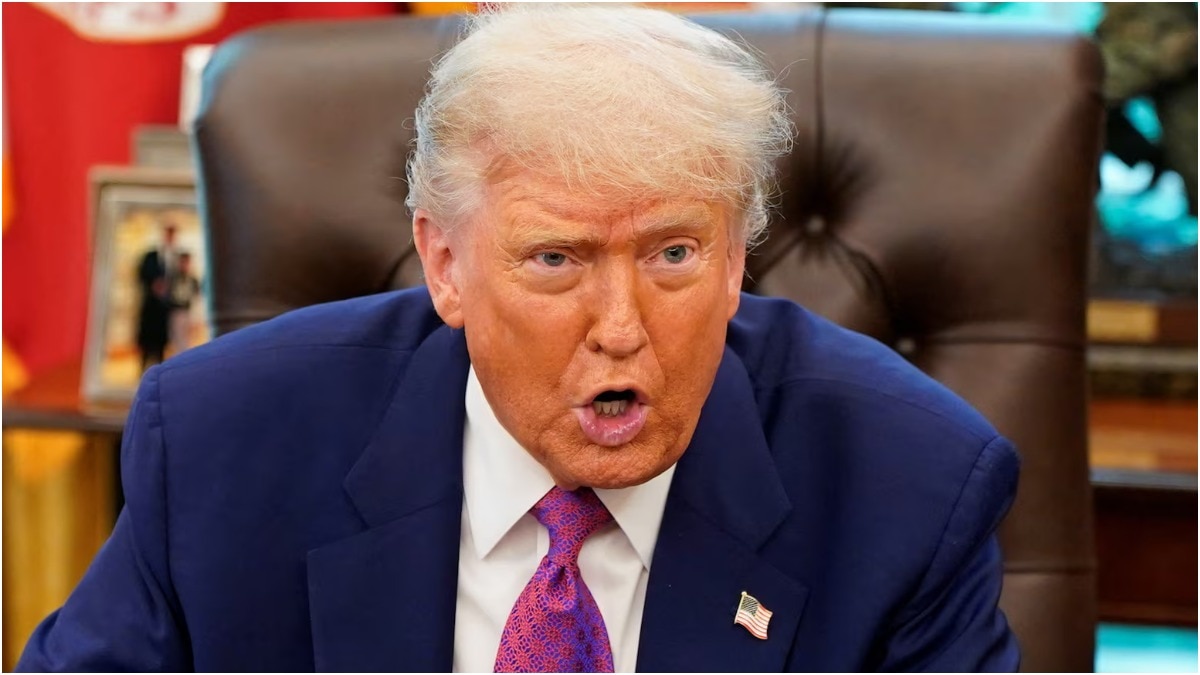  US President Donald Trump lashed out at CNN journalist Caitlin Collins during a press conference at the White House