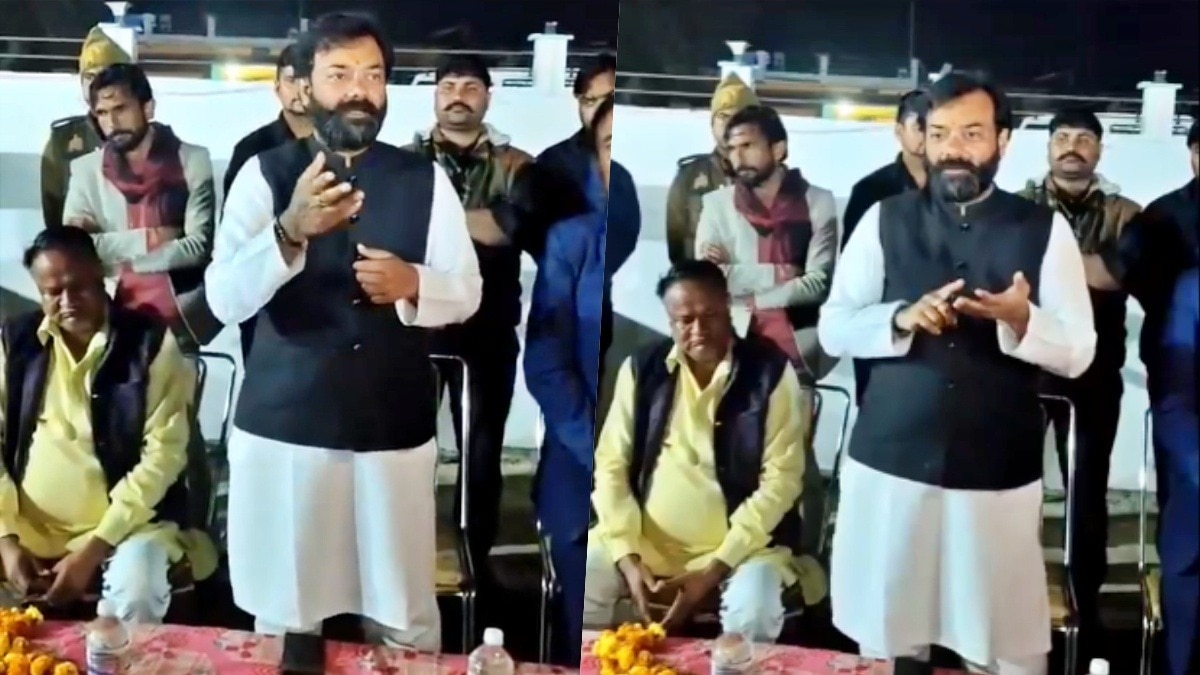 चरखारी विधानसभा से बीजेपी विधायक बृजभूषण राजपूत (Photo- Screengrab)