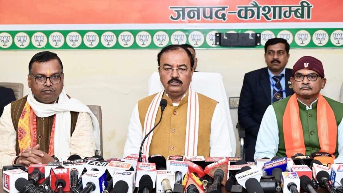 विपक्ष पर डिप्टी सीएम का वार.(Photo: Akhilesh Kumar/ITG)