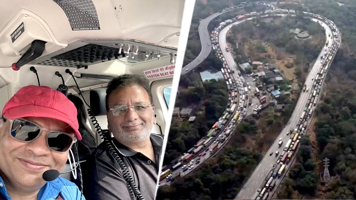 Businessman airlifted after being stranded for 8 hours on Mumbai–Pune Expressway