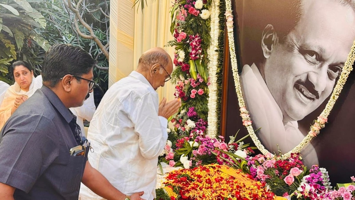 Sharad Pawar pays tribute to Ajit Pawar in Baramati political message