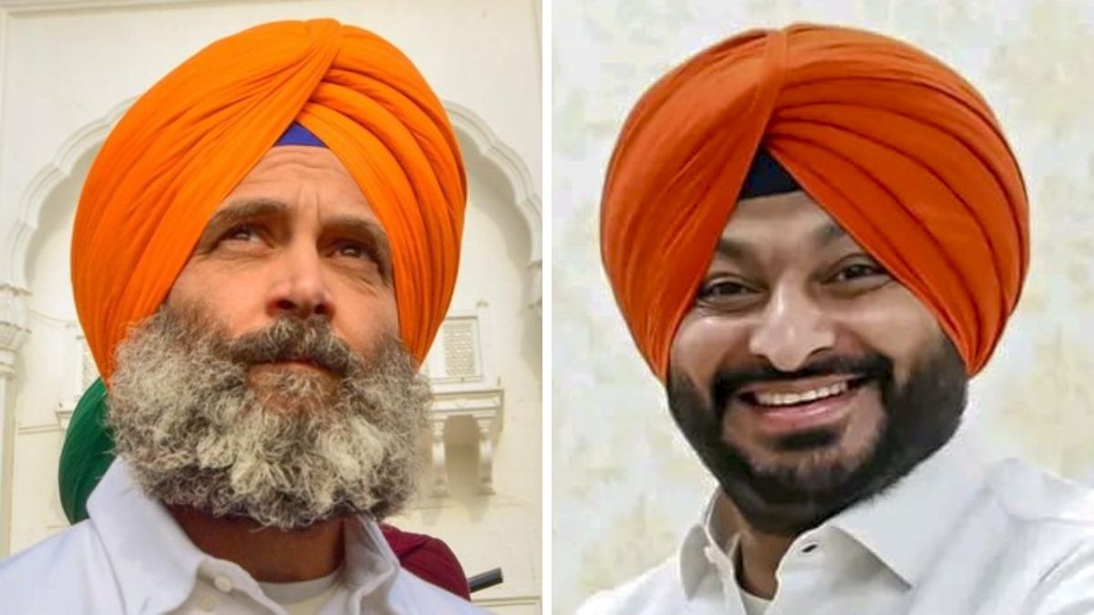 rahul gandhi turban ravneet singh bittu