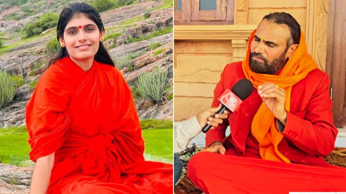 साध्वी के पिता वीरम नाथ से आजतक ने की बातचीत. (Photo: ITG)