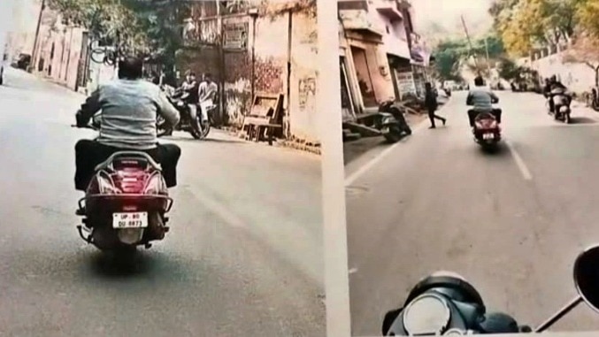 जिसे कोर्ट में बताया मुर्दा, वो 12 साल बाद स्कूटी चलाते हुए दिखा (Photo- Screengrab)