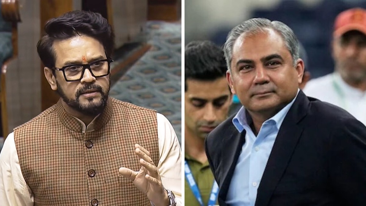 Anurag Thakur and Mohsin naqvi