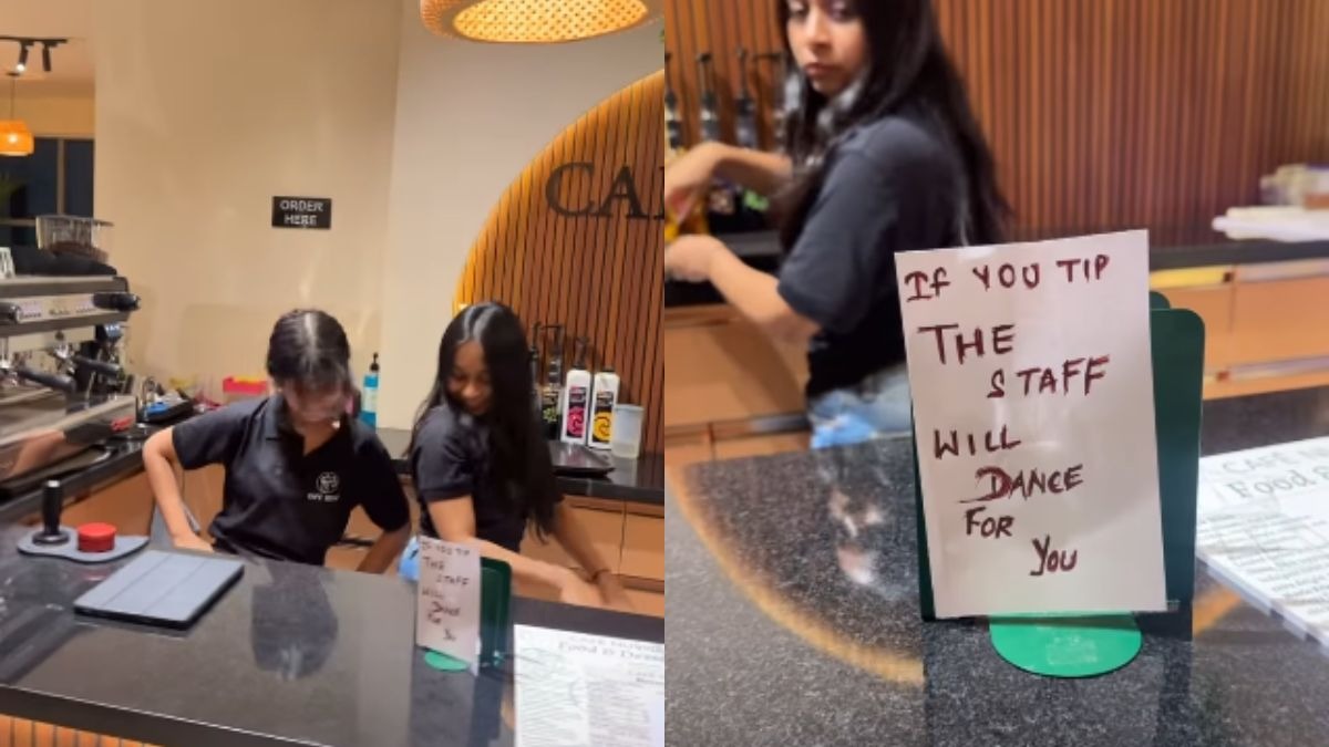 बेंगलुरु का यह कैफे (Photo:insta/@Pratiksha Das)सोशल मीडिया पर खूब वायरल हो रहा है.