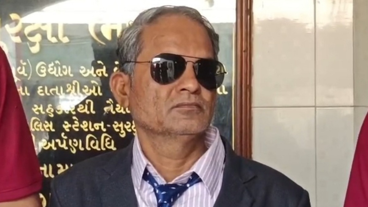  फर्जी इनकम टैक्स ऑफिसर गिरफ्तार.(Photo: Sanjay Singh J Rathod/ITG)