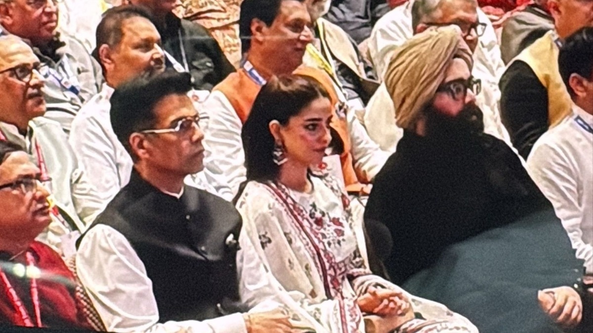 karan johar ananya pandey in rss programme