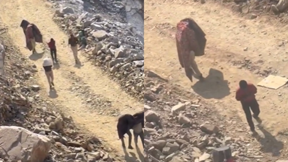 खनन हादसे के तीसरे दिन भी नहीं निकला शव.(Photo: Screengrab)