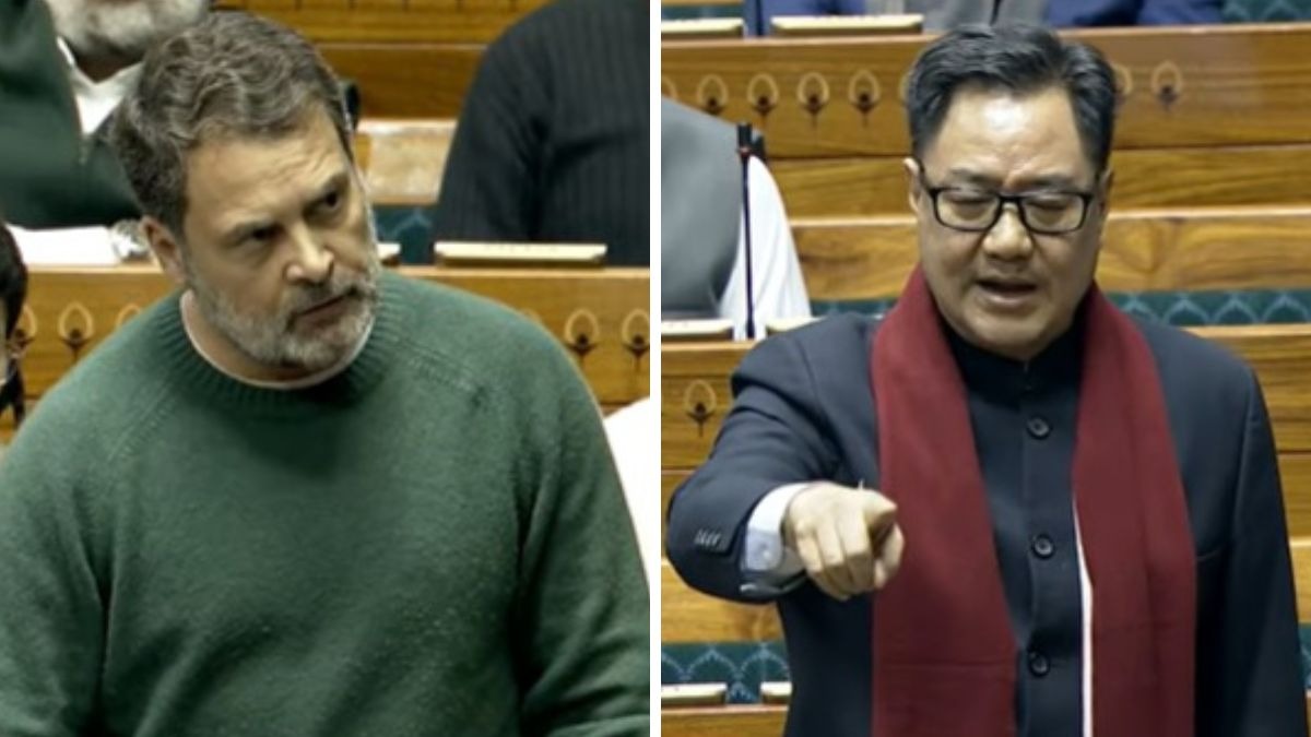 राहुल गांधी की बात पर बोले रिजिजू- पूरी तरह सही नहीं (Photo: ITG)