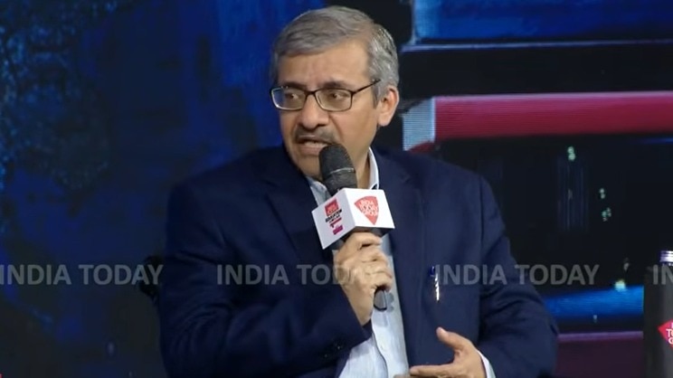 इंडिया टुडे कॉन्क्लेव में यूजीसी चेयरमैन विनीत जोशी ने रखी अपनी बात (Photo - ITG)