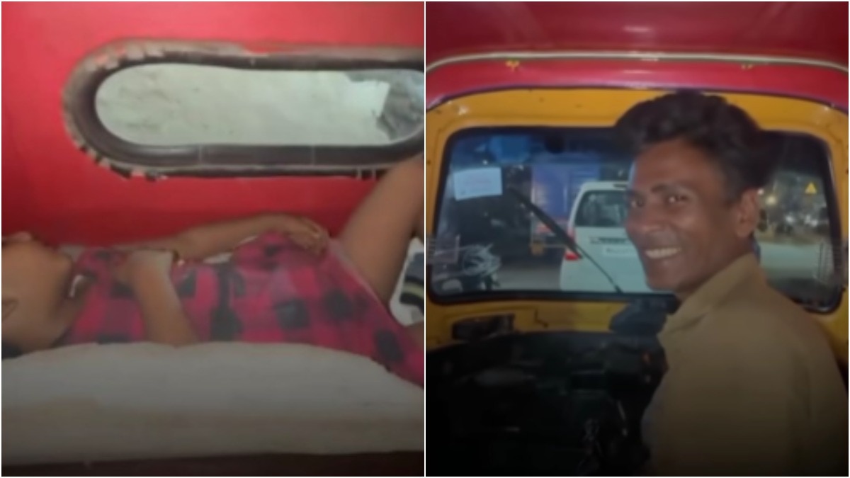 Auto driver viral video India