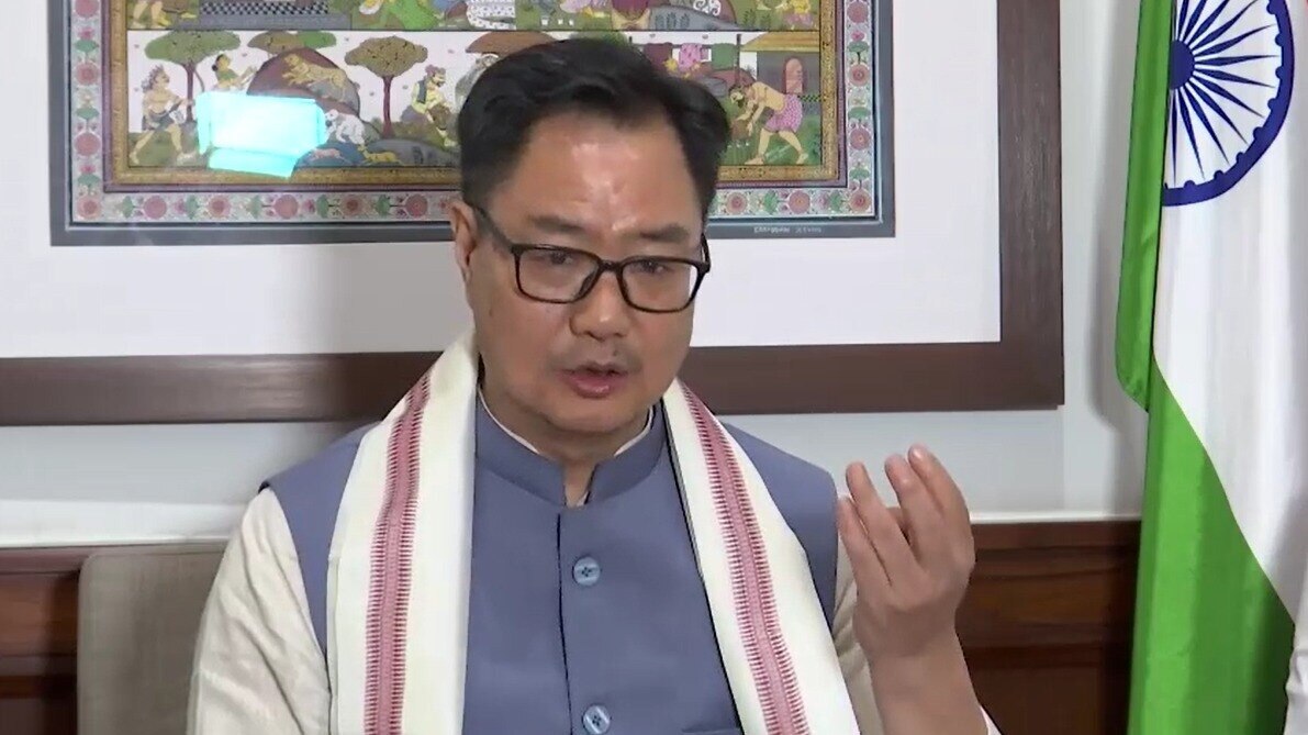 किरेन रिजिजू ने राहुल गांधी को भी घेरा (Photo- Screengrab)