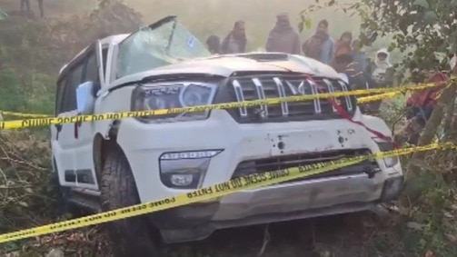 उपमुखिया समेत तीन की मौके पर मौत.(Photo: Screengrab)