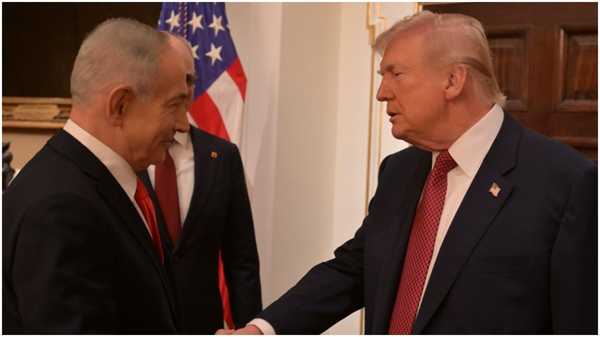  Israeli Prime Minister Benjamin Netanyahu met with US President Donald Trump