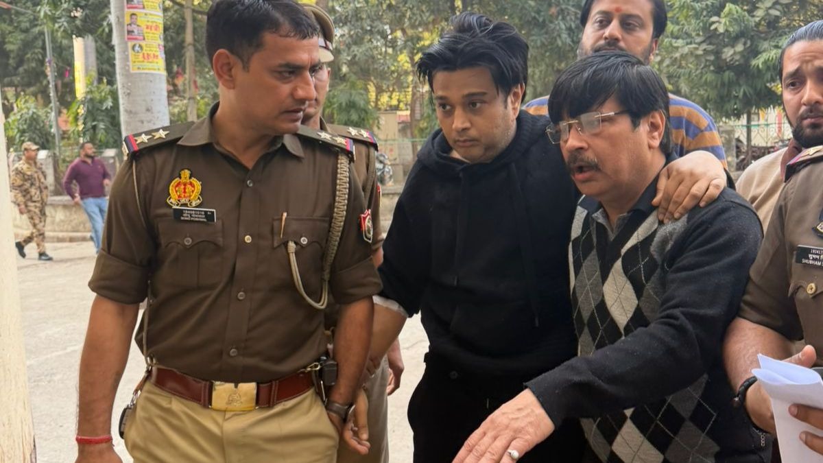 कानपुर पुलिस ने शिवम मिश्रा को किया अरेस्ट. (Photo: ITG)