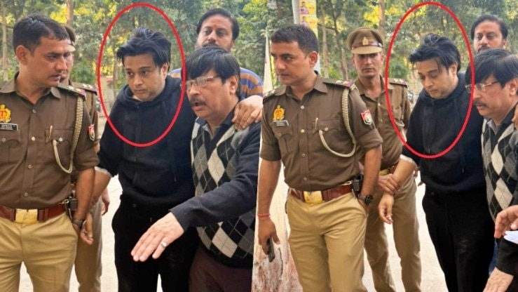 Kanpur Police arrested Shivam Mishra (Photo- ITG)