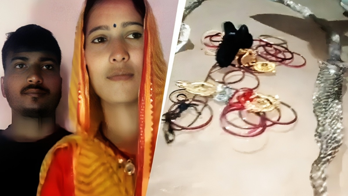 Girl escapes after leaving snake skin