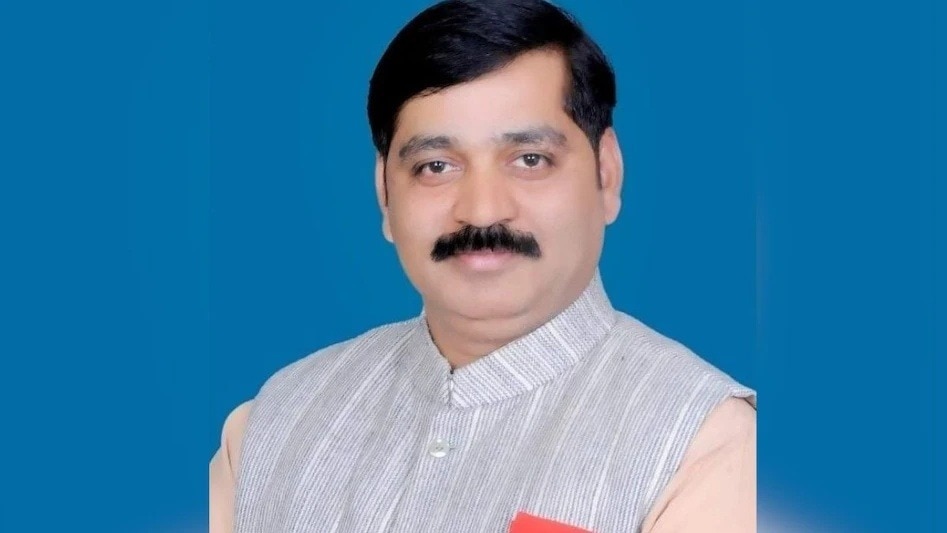 SP spokesperson Manoj Yadav (Photo- Screengrab)