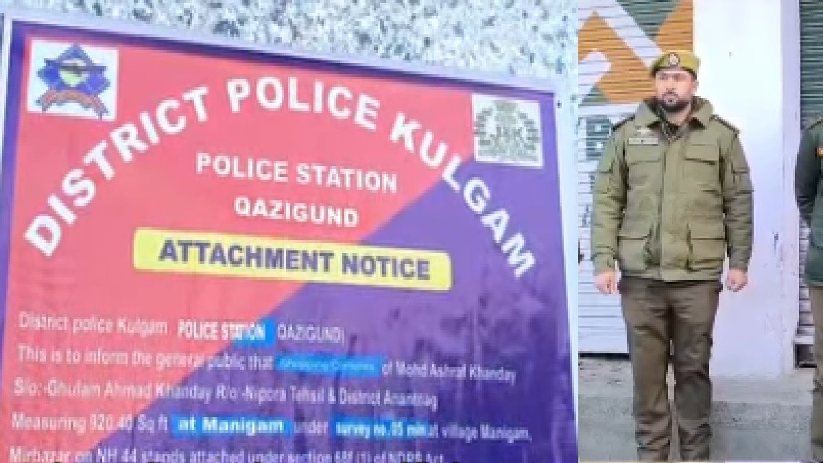 Drug Trafficking Crackdown in Kashmir