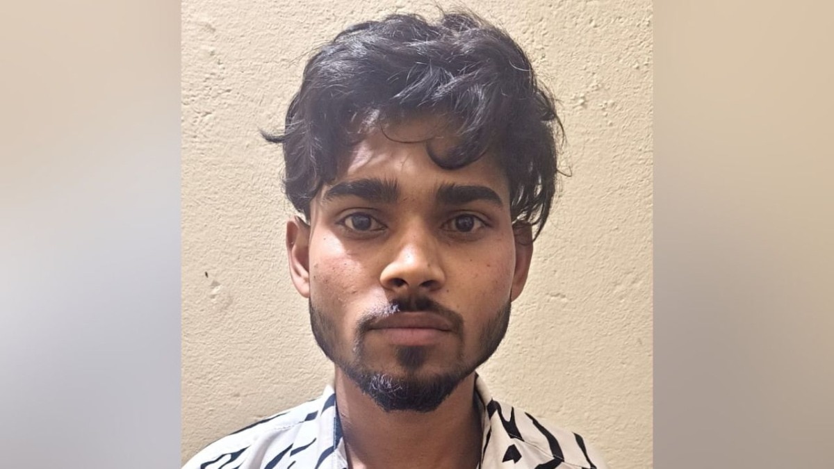 पुलिस के हत्थे चढ़ा हत्या का आरोपी (Photo: Screengrab)