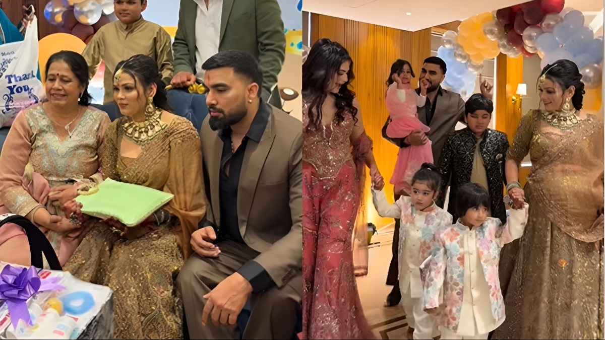 Payal Malik look Godh Bharai