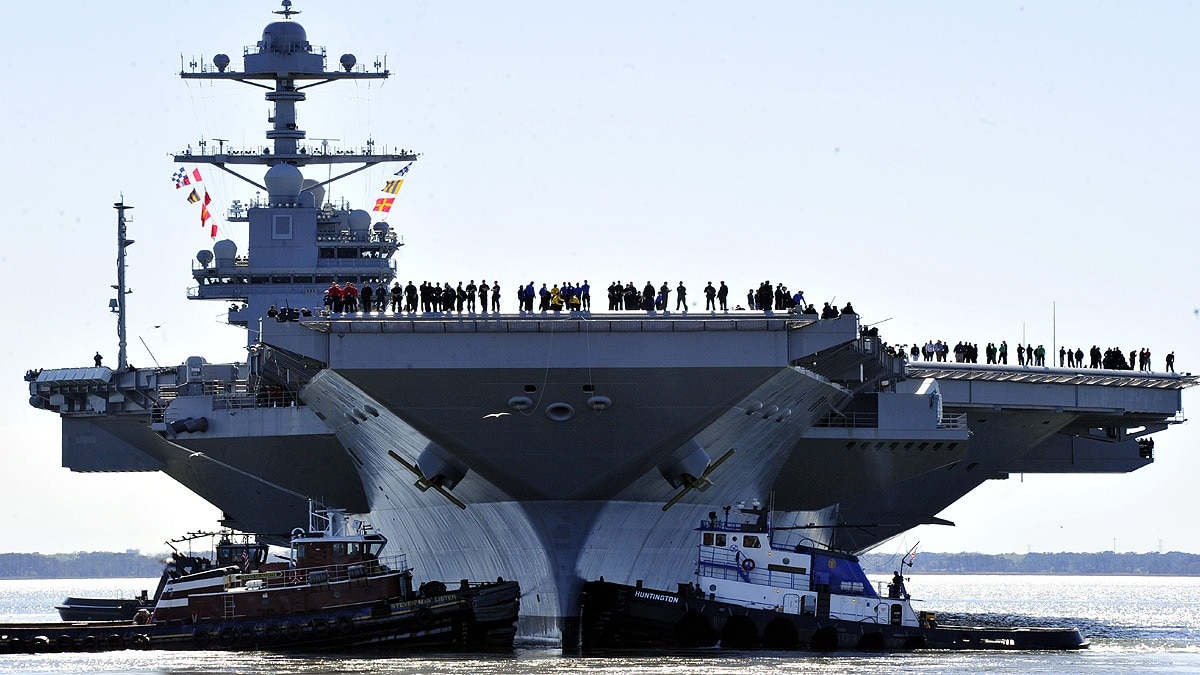 USS Gerald R. Ford Donald Trump