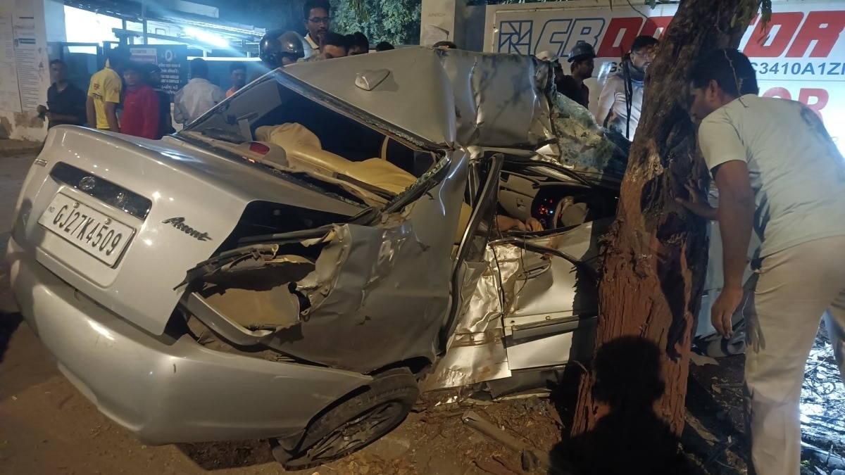 घटना CCTV में कैद. (Photo: Brijesh Doshi/ITG)