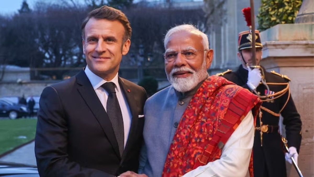 PM Modi and Emmanuel Macron