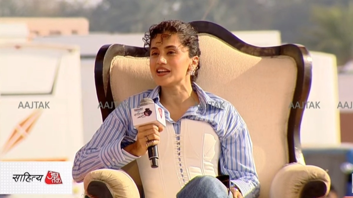 Taapsee pannu at sahitya aajtak