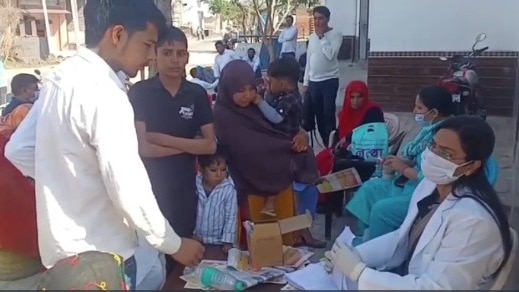 पलवल के छैंसा गांव में हेपेटाइटिस का कहर (Photo: Screengrab)