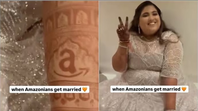 amazon-india-colleagues-become-life-partners-mehendi-logo
